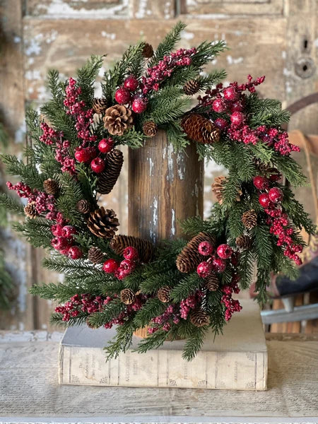 Winterberry Evergreen Wreath
