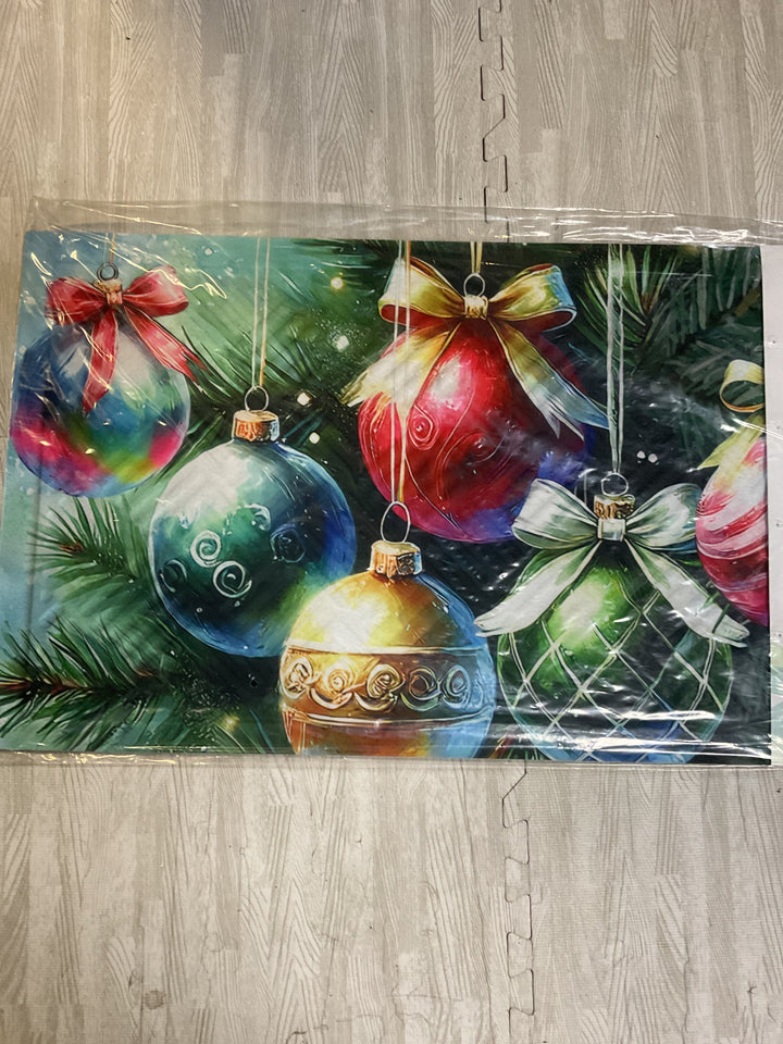 Embossed Holiday Mats