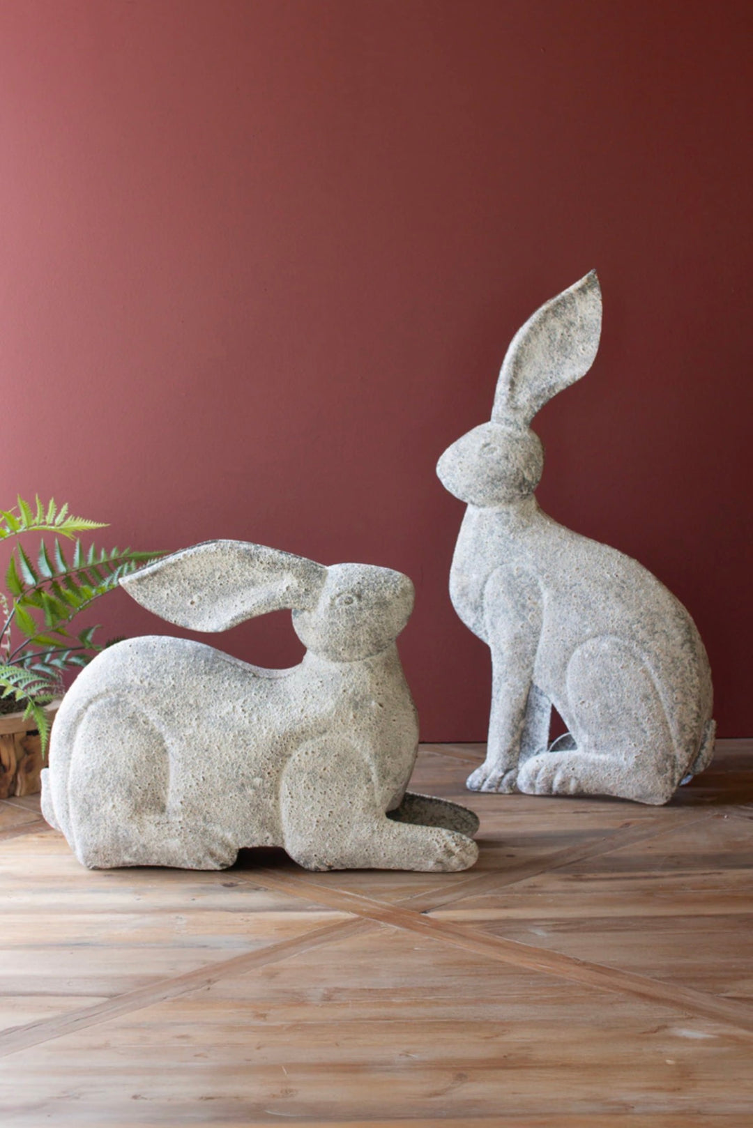 Meadow Hare Statement Figures