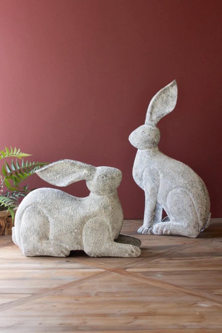 Meadow Hare Statement Figures