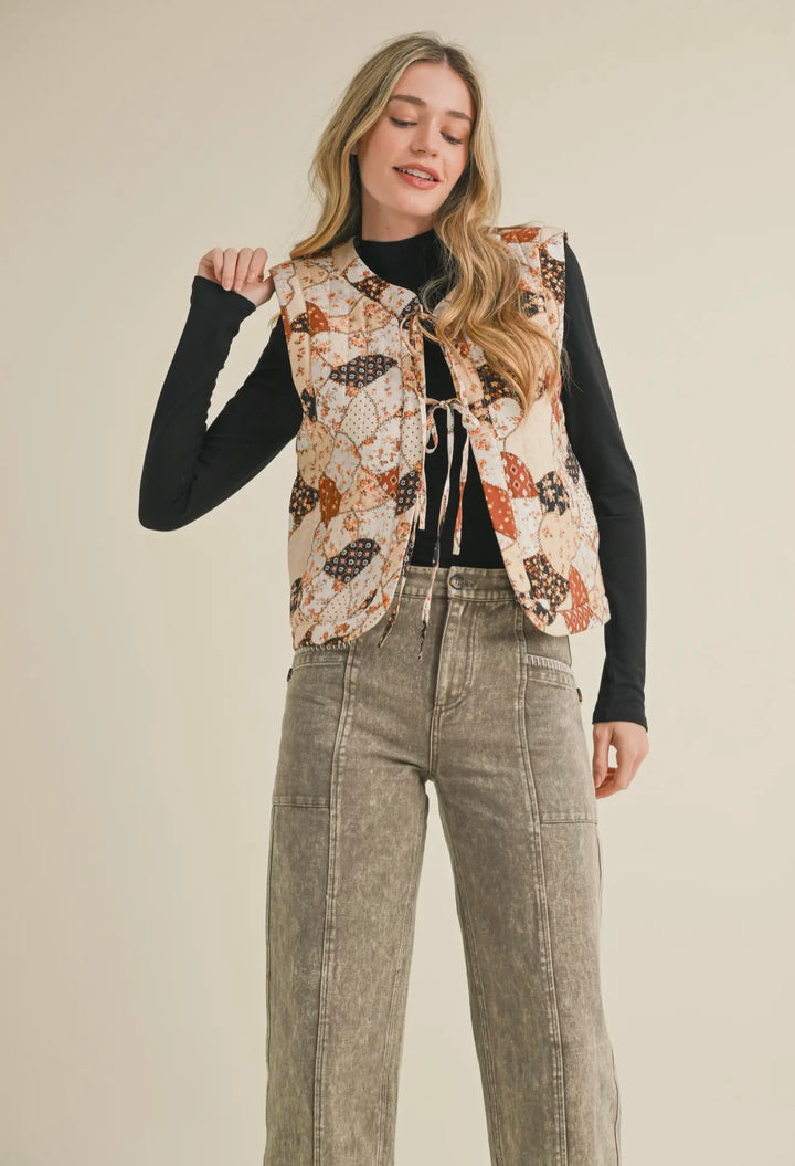 Prairie Patchwork Quilted Vest