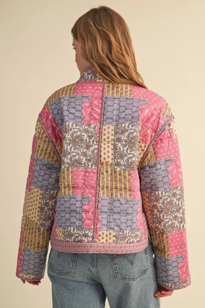 Rosewood Patchwork Quilted Jacket
