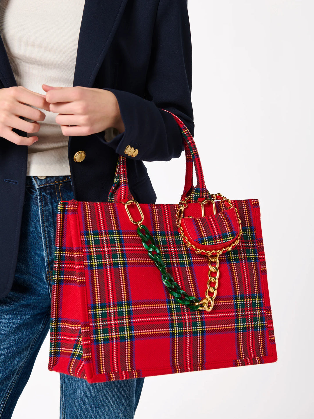Holiday Tartan Plaid Tote