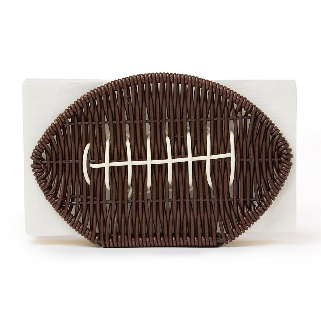 Wicker Touchdown Napkin Holder