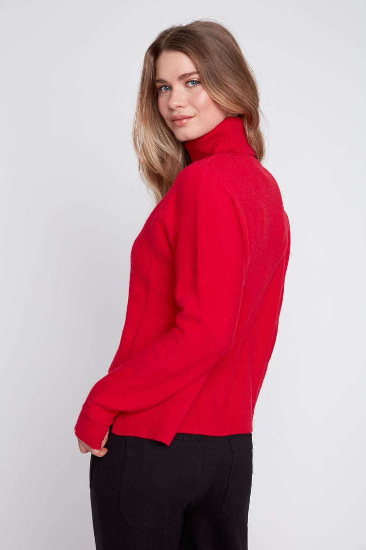 Lipstick Season Turtleneck Sweater