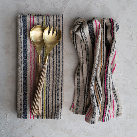 Pink Striped Variety Tea Towel