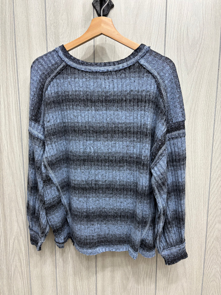 Driftwood Fade Waffle Knit Top