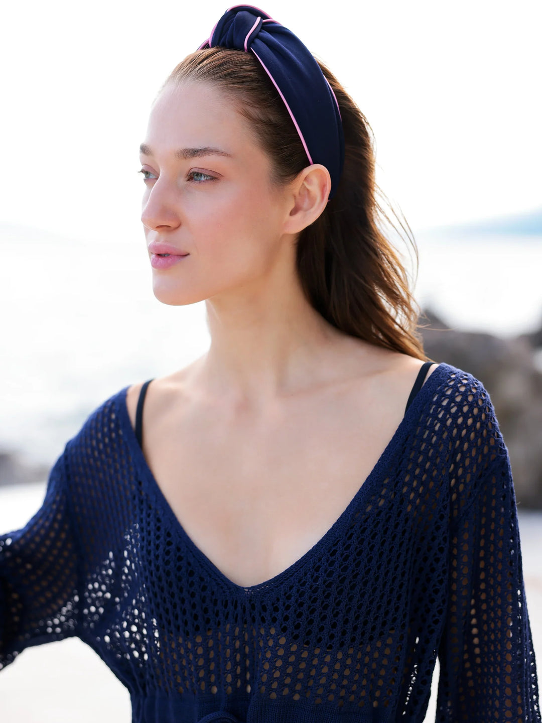 Coastal Breeze Knit Cover-Up