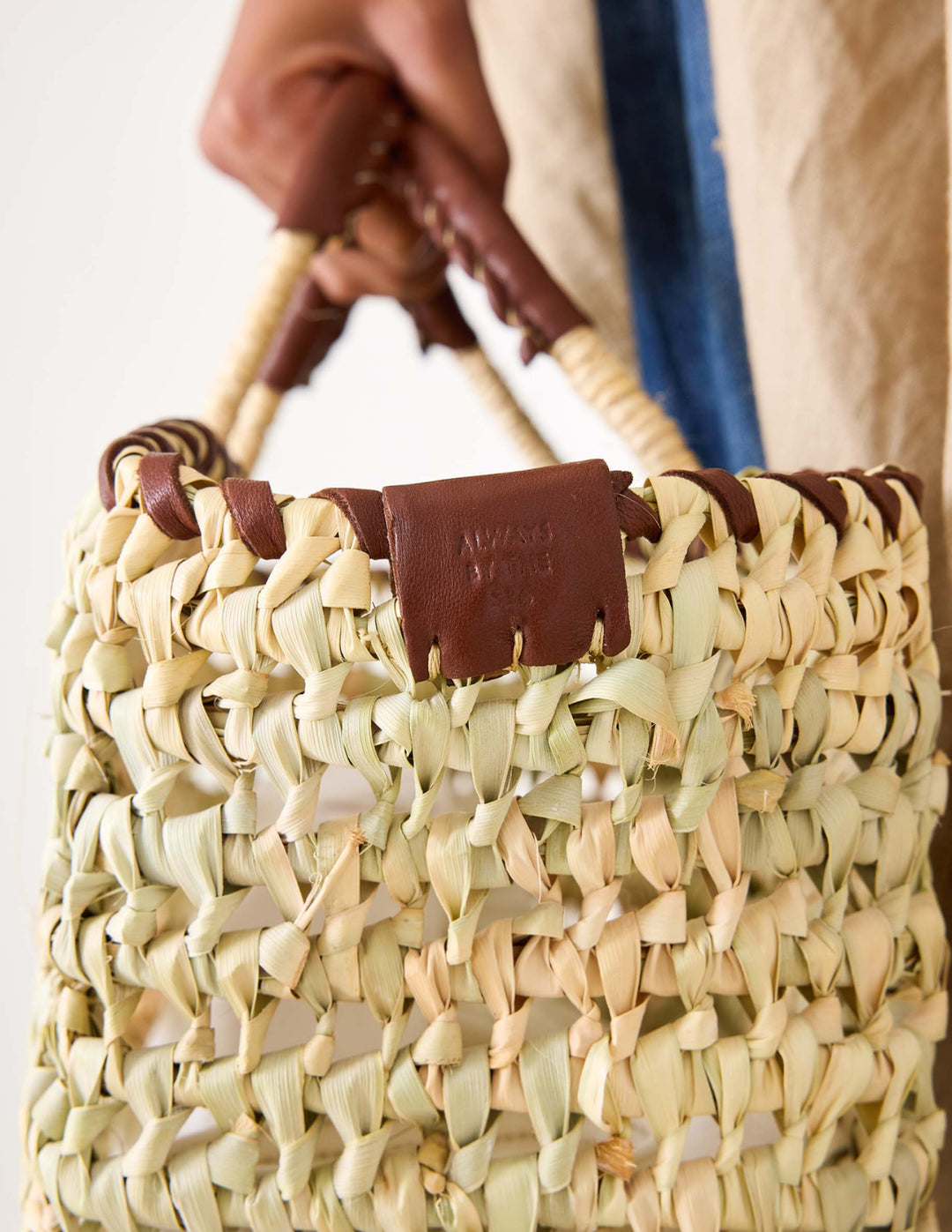 The Bazaar Straw Tote