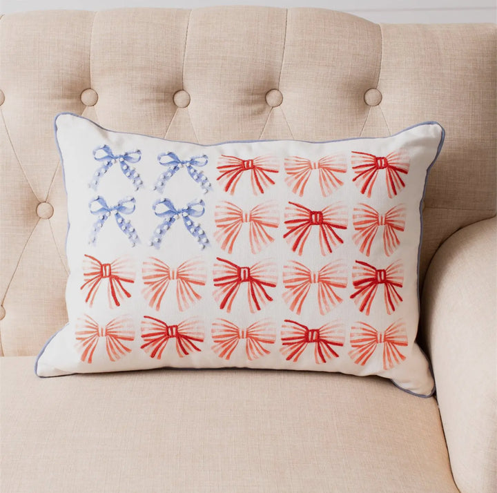 Liberty Ribbons & Bows Lumbar Pillow