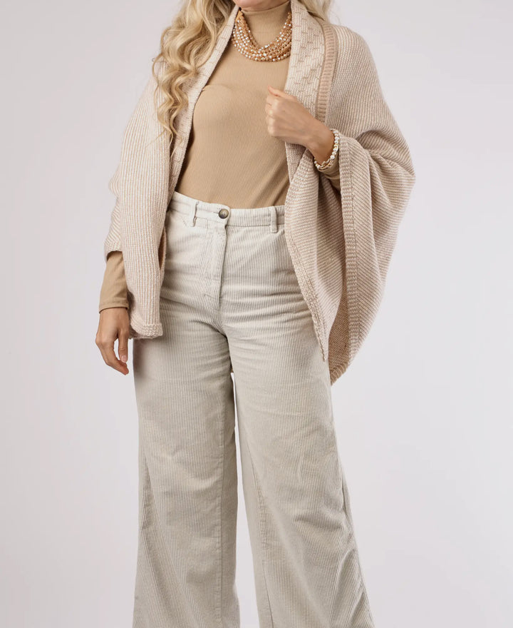 Luxe Textured Knit Wrap