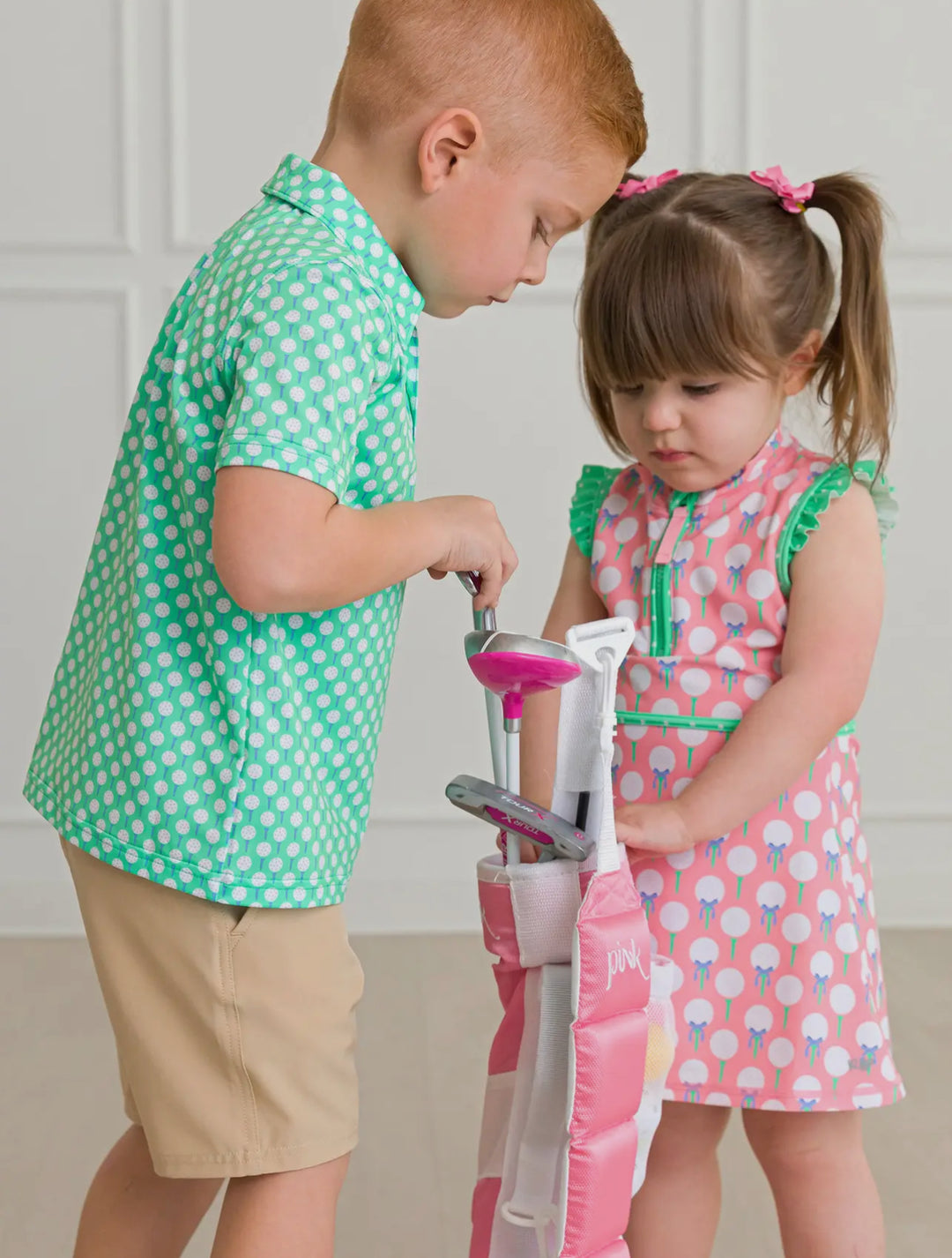 Pink Tee Time Ruffle Dress with Biker Shorts