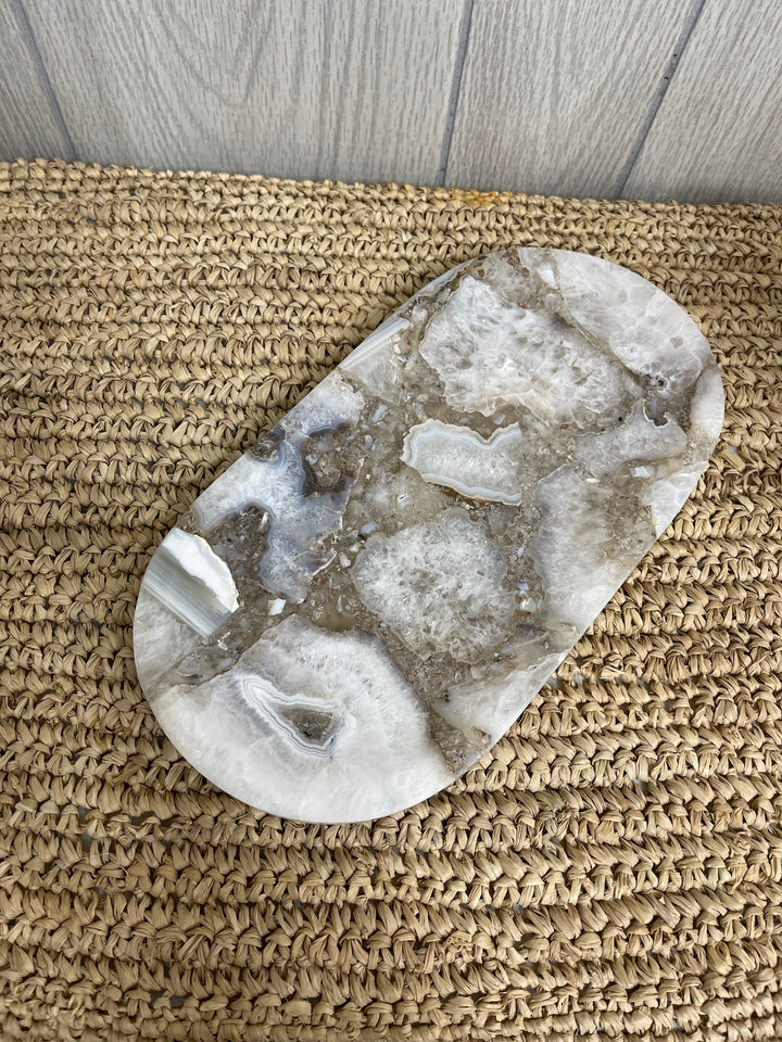 Oval Agate Tray