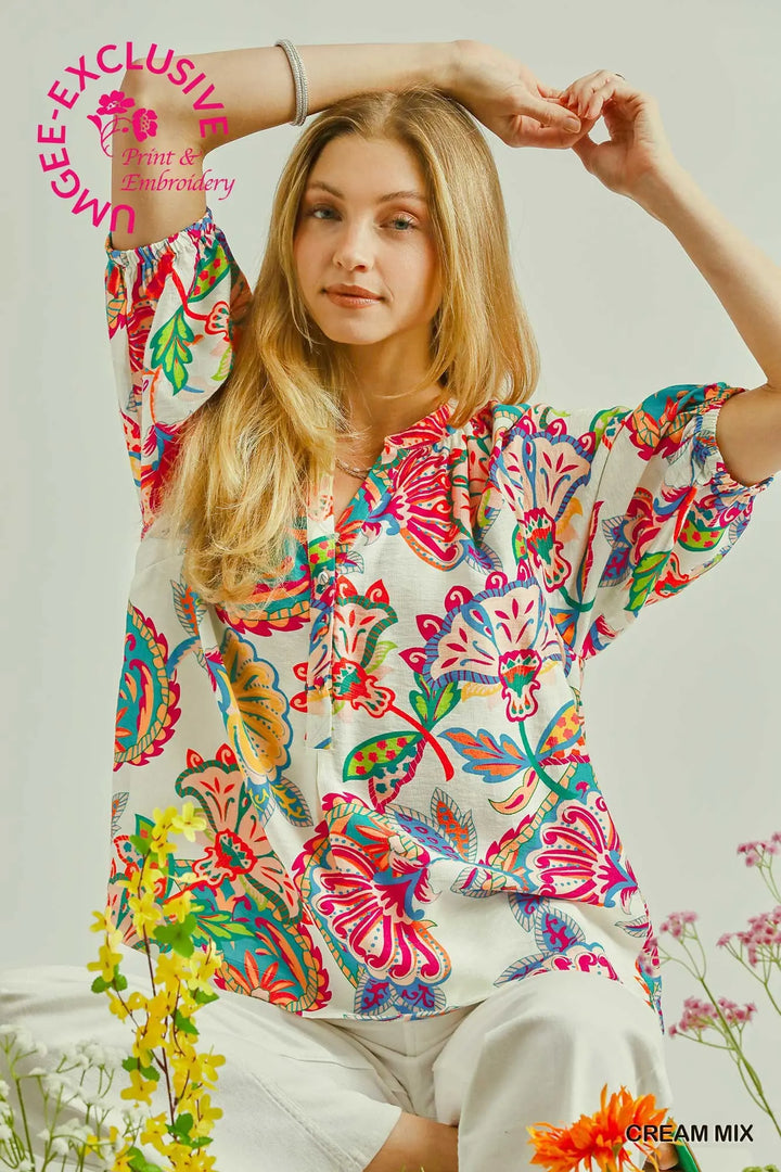 The Kaleidoscope Garden Top