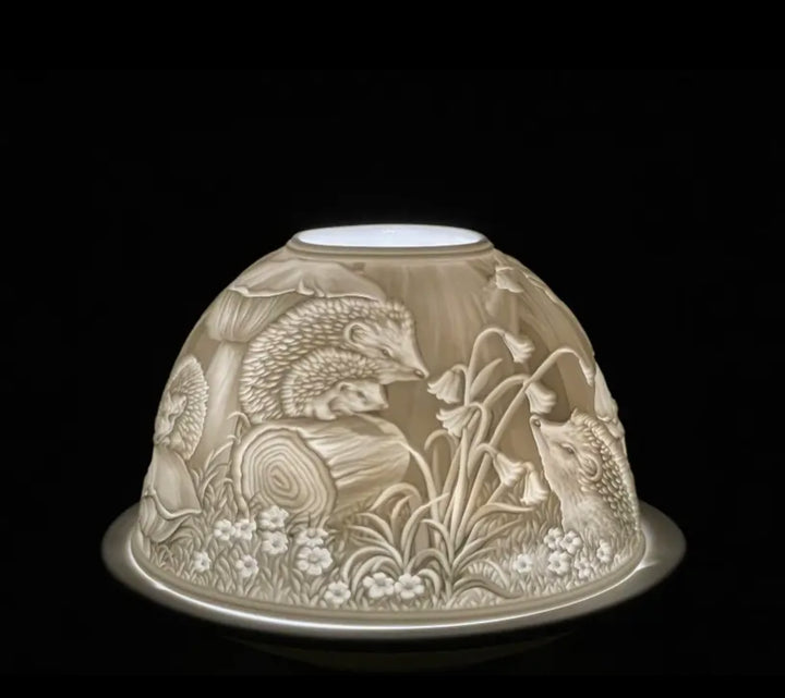 Woodland Hedgehog Luminary Dome