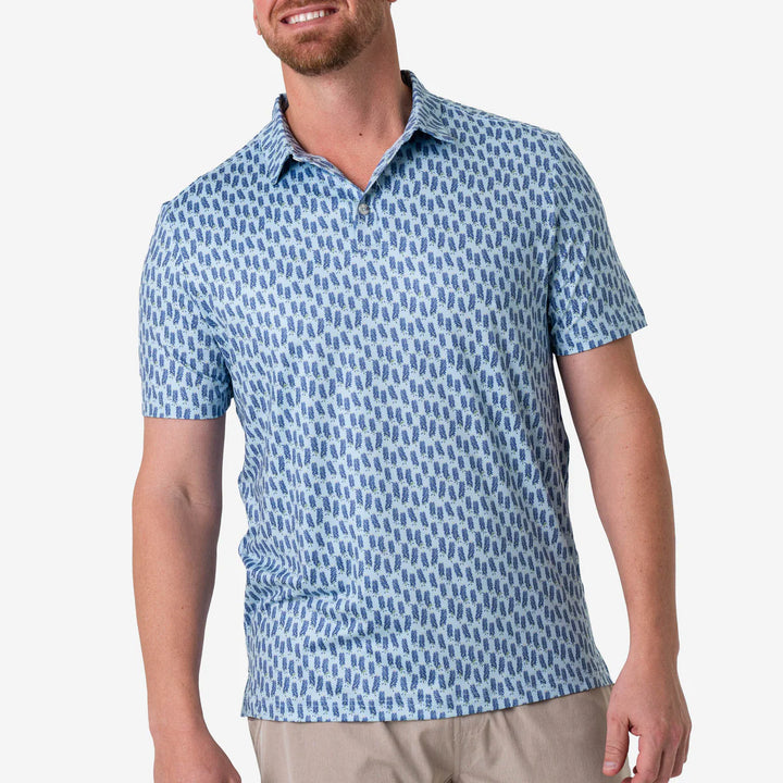 Performance Polo – Blue Lavender