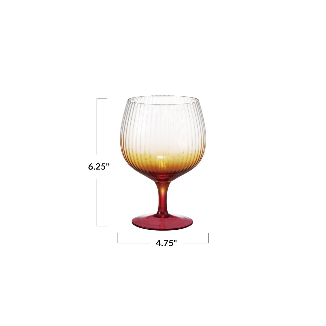 Sunset Glow Stemware Collection