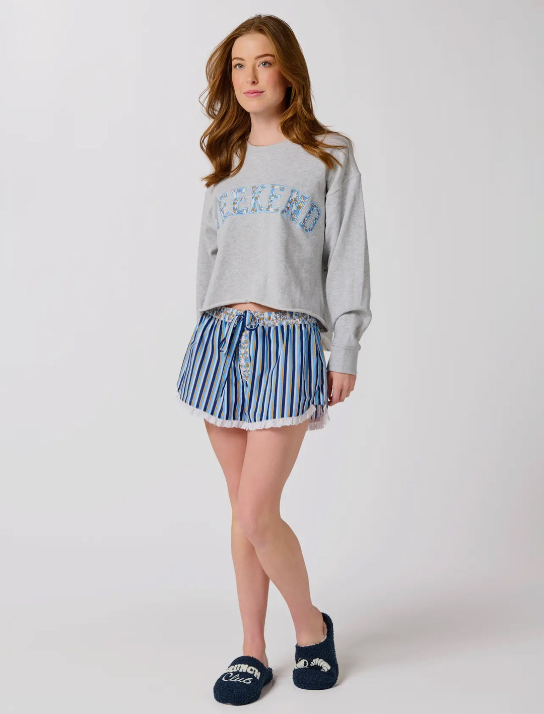 Seaside Stripe Lounge Shorts