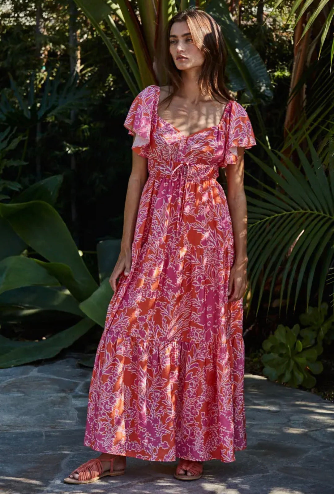 Hibiscus Haven Maxi Dress