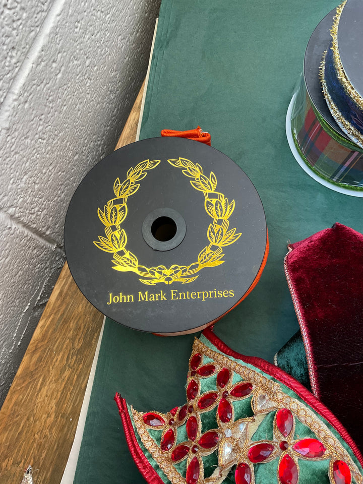 John Mark Enterprises: Harvest Colorblock Wired Ribbon