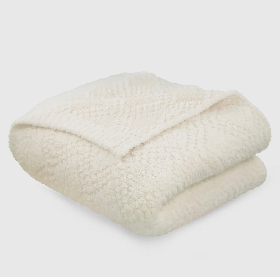 Snowfall Sherpa Plush Throw