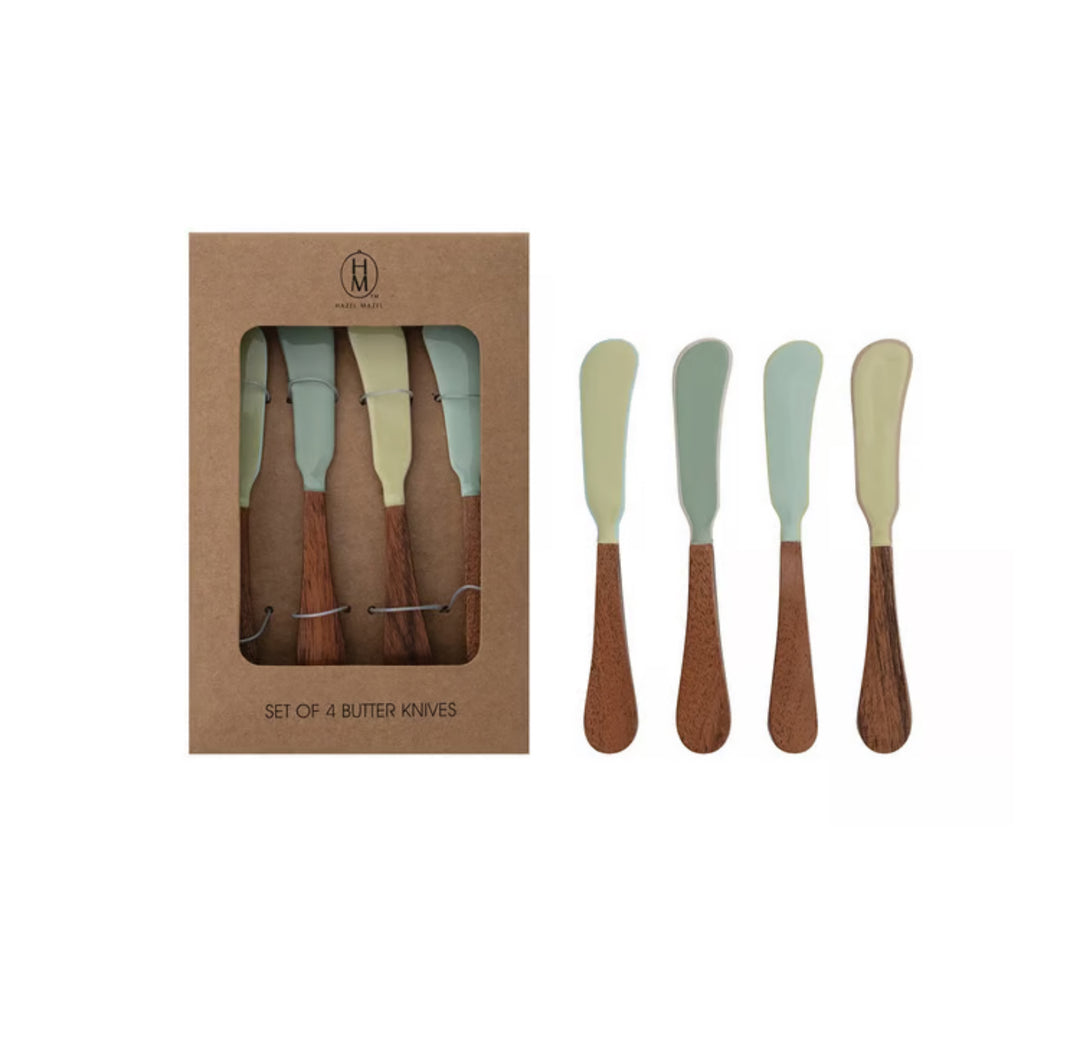 Meadow Mist Canapé Knife Set