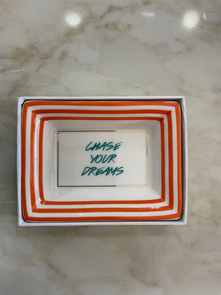 Petite Sayings Porcelain Trinket Tray