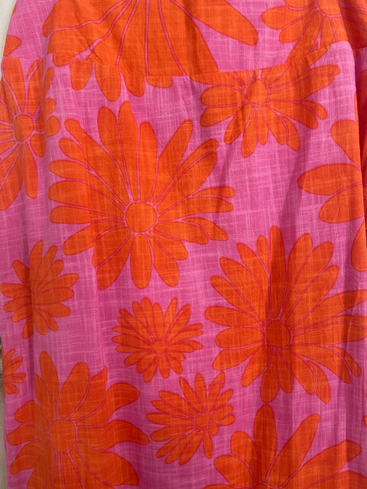 Pink & Orange Daisy Skirt