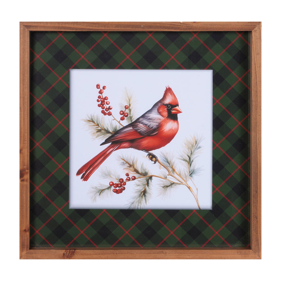 Plaid & Pine Holiday Wall Art