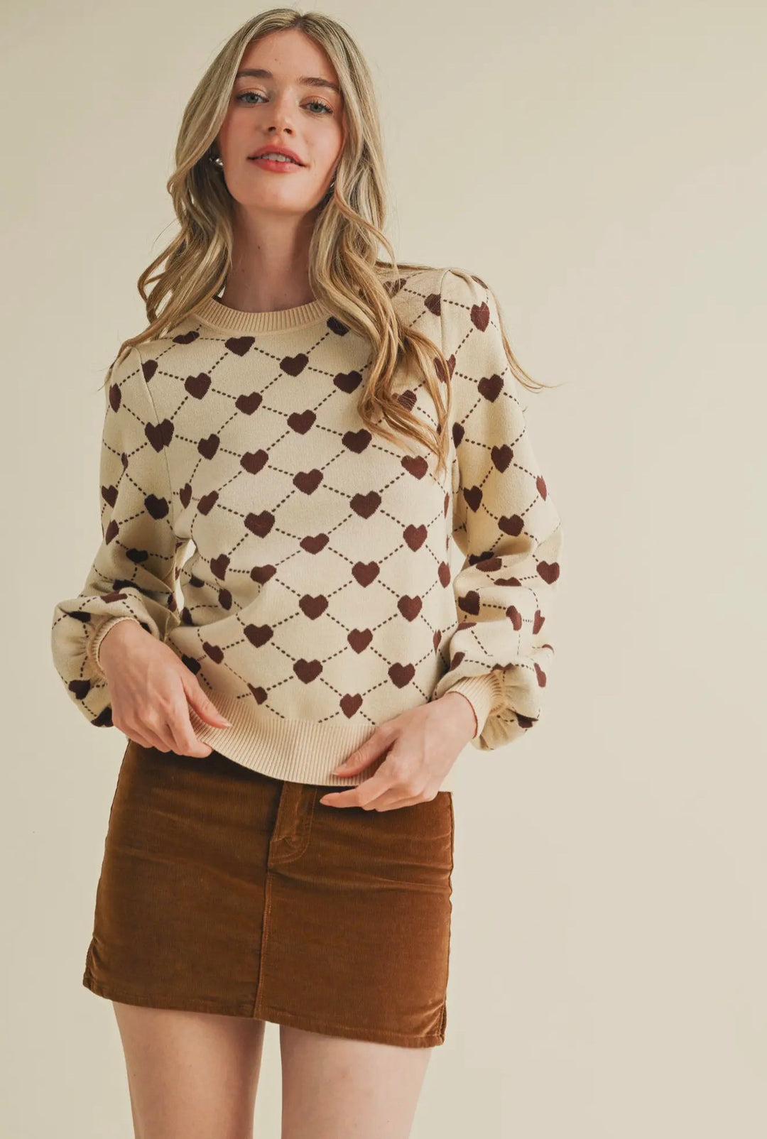 The Sweetheart Argyle Sweater