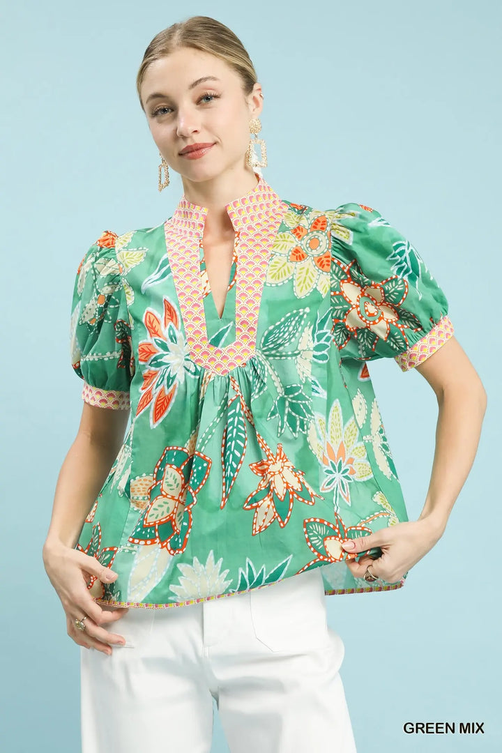 Larkspur Bazaar Top