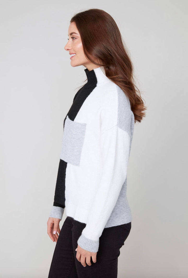 City Chic Colorblock Sweater