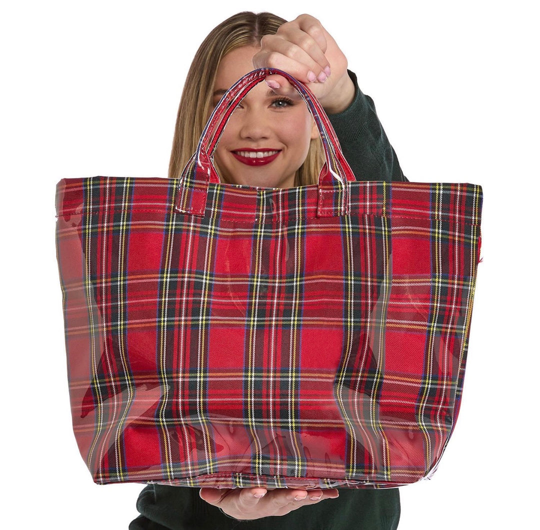 Merry Tartan Market Tote
