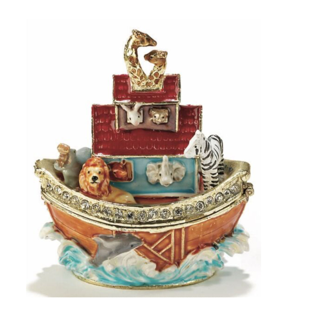 Noah’s Ark Treasure Keepsake Box