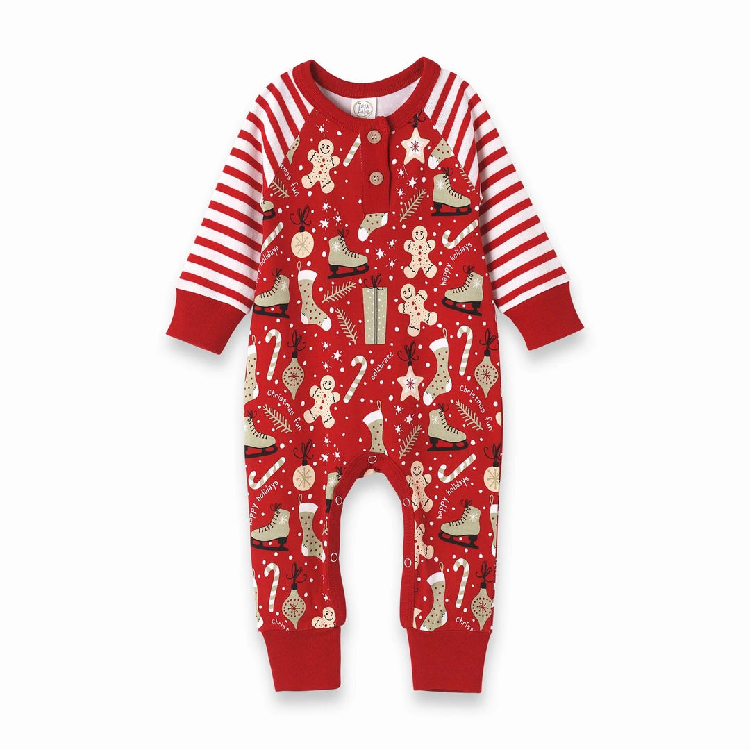 All Things Christmas Onesie with Stripes