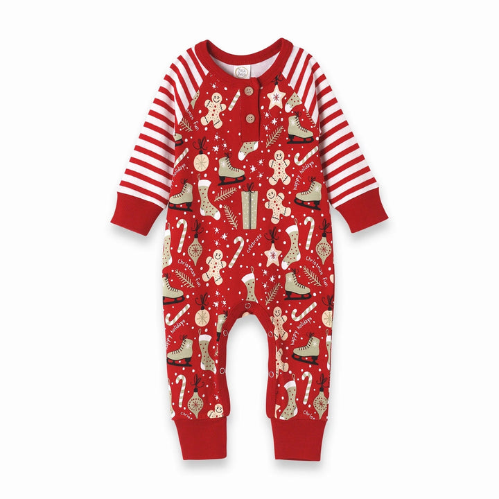 All Things Christmas Onesie with Stripes