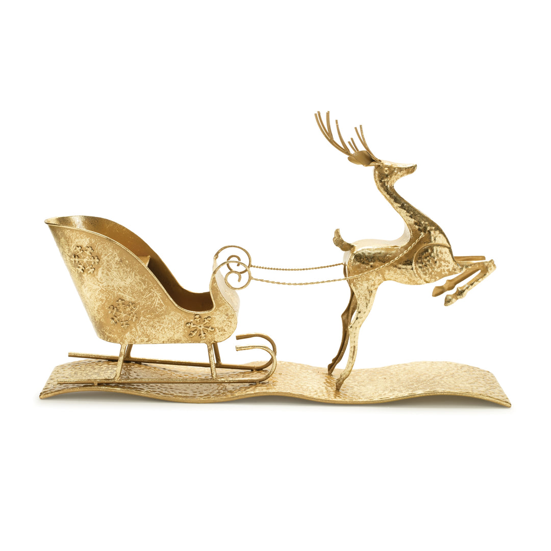 Golden Sleigh Ride Display