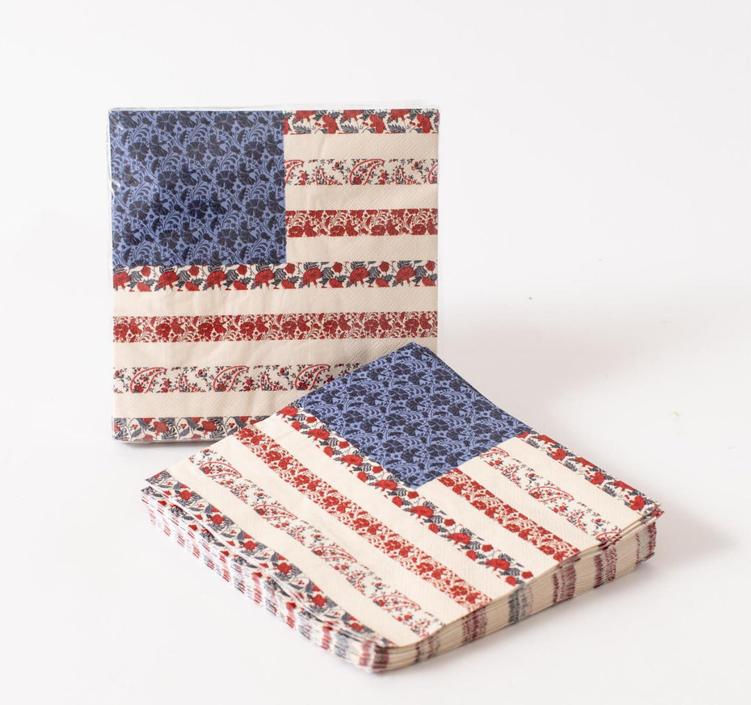 Vintage Americana Paper Napkins – 20 Count