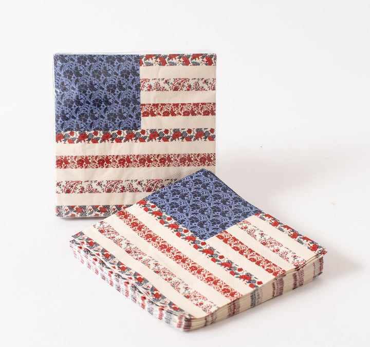 Vintage Americana Paper Napkins – 20 Count