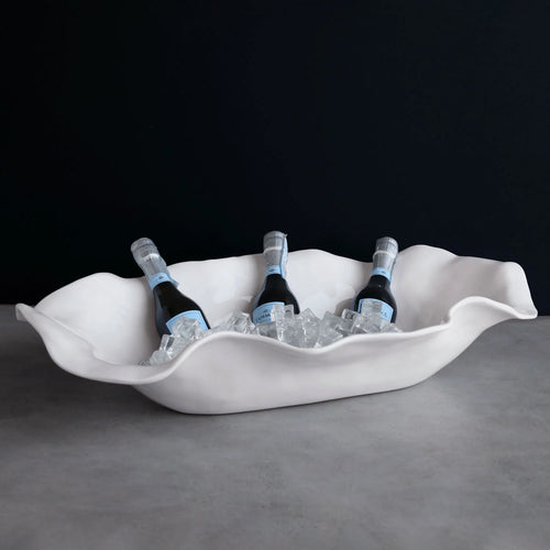 Havana XL White Oval Centerpiece
