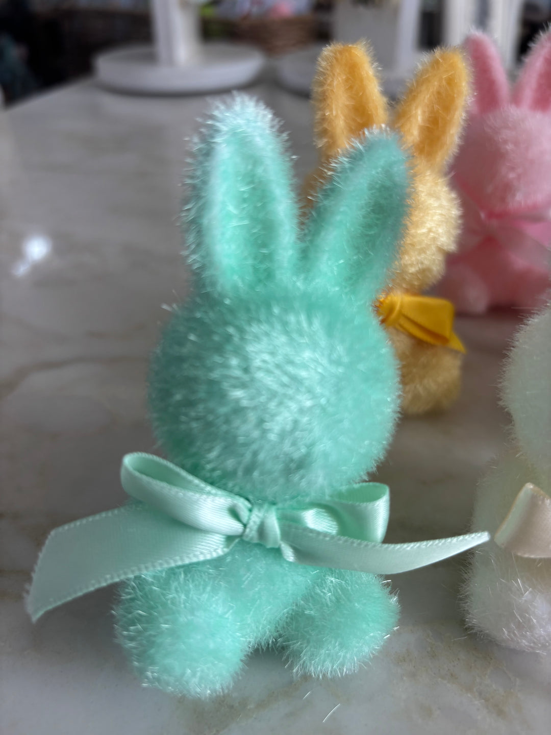 4” Velvet Flocked Bunny