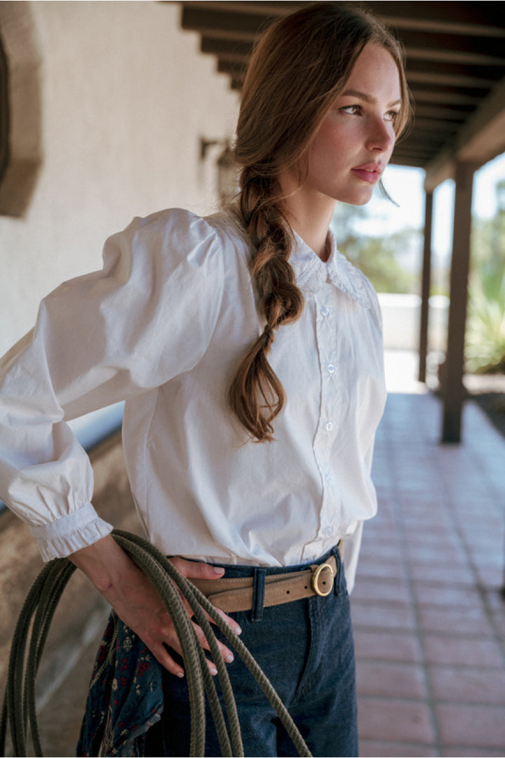 Prairie Poet Button-Down Blouse