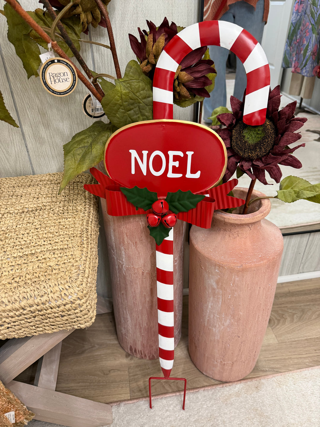 Candy Cane Yard Stake
