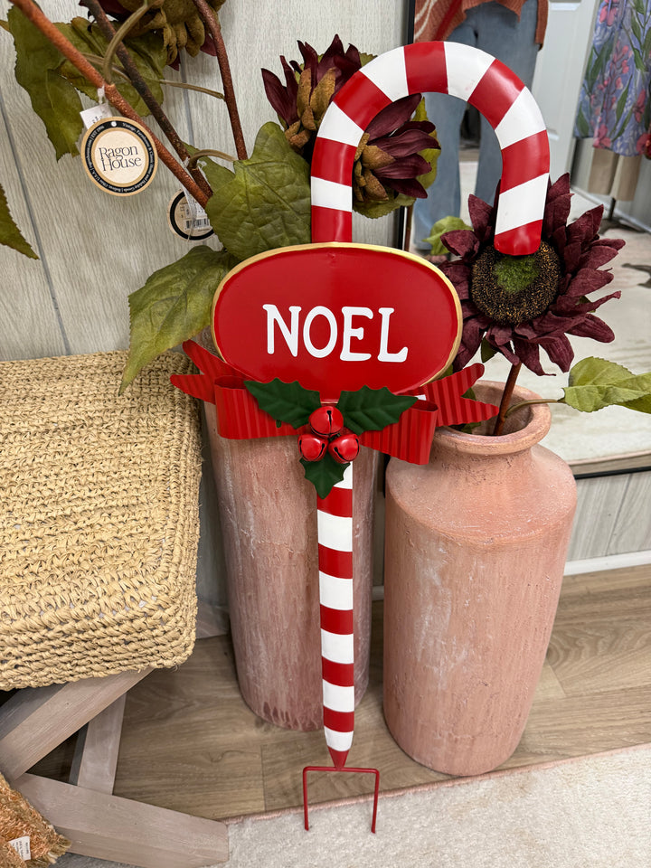 Candy Cane Yard Stake