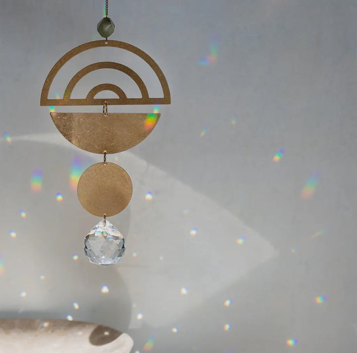 Large Golden Glow Sun Catcher