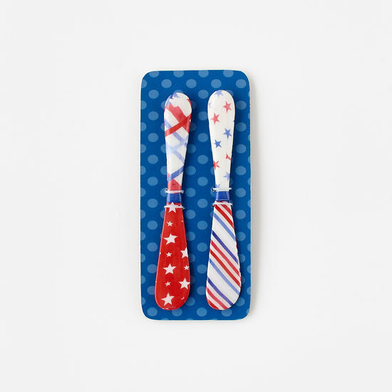 Enameled Stainless Spreader - Americana