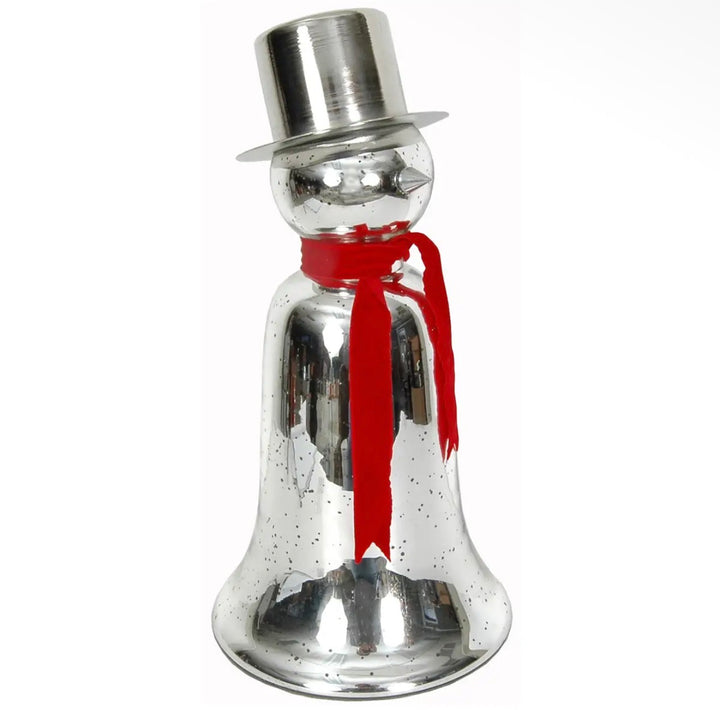 Mercury Silver Snowman Bell