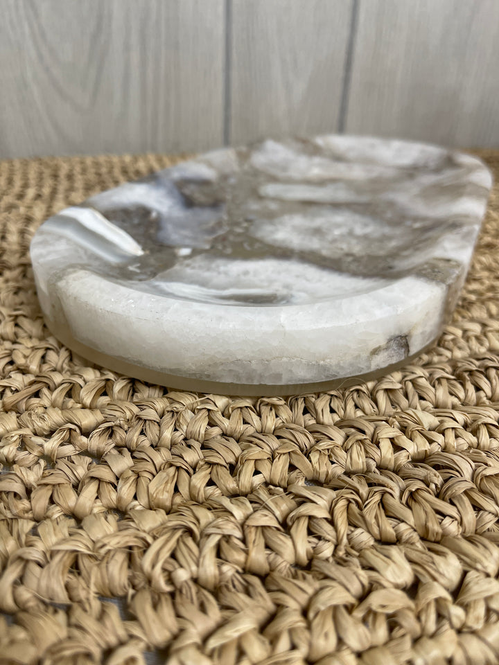Oval Agate Tray