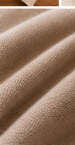 The Cashmere Luxe Topper — Oatmeal