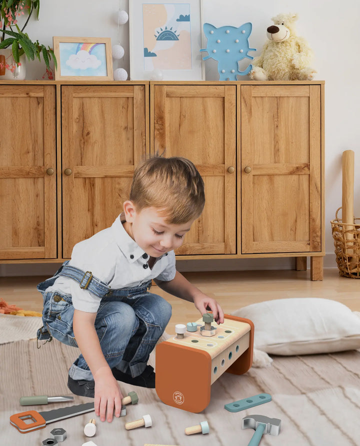 Little Builder’s Wooden Tool Bench